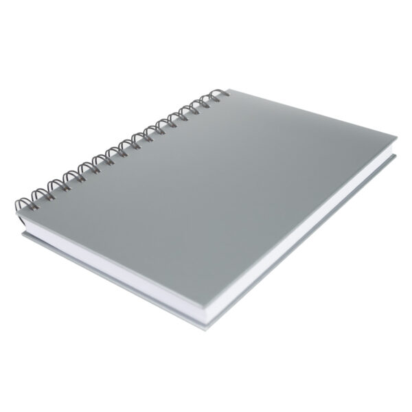 Cuaderno matemáticas tapa dura plateada. - Imagen 4