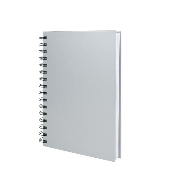 Cuaderno matemáticas tapa dura plateada. - Imagen 2