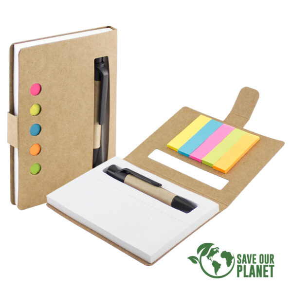 Memo Set Ecológico con Bolígrafo - Imagen 3