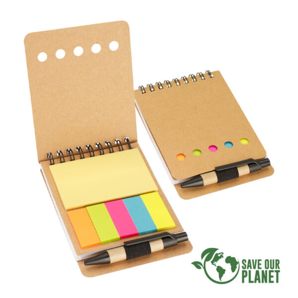 Memo Set Ecológico con Bolígrafo - Imagen 4